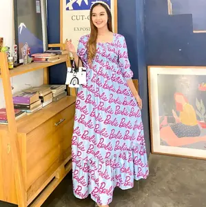 Daster Smoke Wanita - Dress Panjang Daster wanita busui friendly Rayon Baju santay