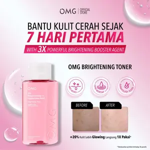 OMG Oh My Glow 2% Niacinamide Pro Hyaluronic Acid Brightening Toner 75ml