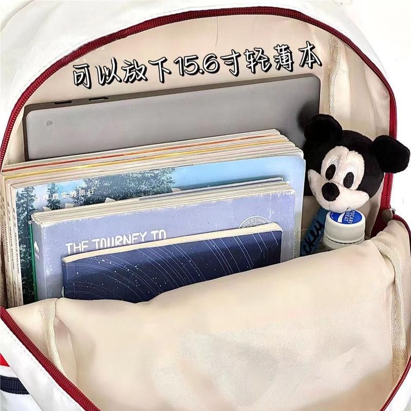 Cặp Sách Cho Chó, Ins Cô Gái Mỹ, Màu Trắng Sữa, Dung Tích Lớn, Thích Hợp Cho Học Sinh, Du Lịch, Ba Lô Nhỏ Thiết Kế Hoạt Hình, Thích Hợp Cho Bé Gái, Có Thiết Kế Chị Em Mềm Mại, Hàng Mới Về 3