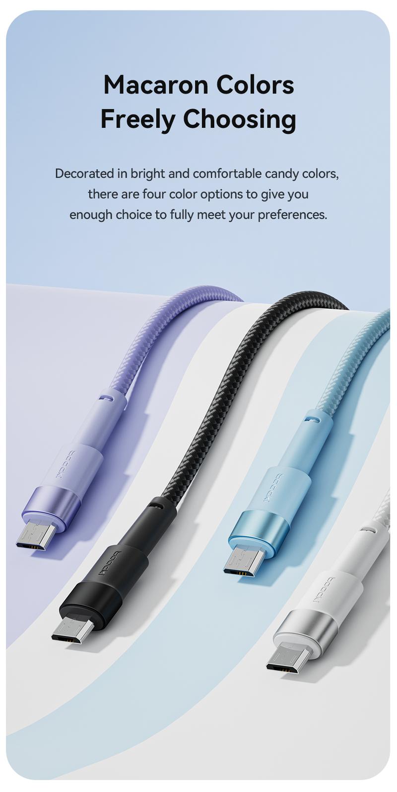 Product Introduction of Toocki 2M Micro USB Cable - Fast Charging for Xiaomi/Redmi/Samsung (Trending Accessory!) 4