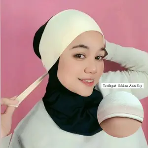 Ciput Bandana Tali Ikat Silikon Anti Slip Rayon Adem Premium Dalaman Kerudung atau Jilbab