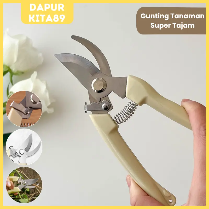 DK89 Gunting Dahan Ranting Pohon Pruning Alat Potongg Dahan Ranting Rating Pohon Gunting Tanaman Tajam Super