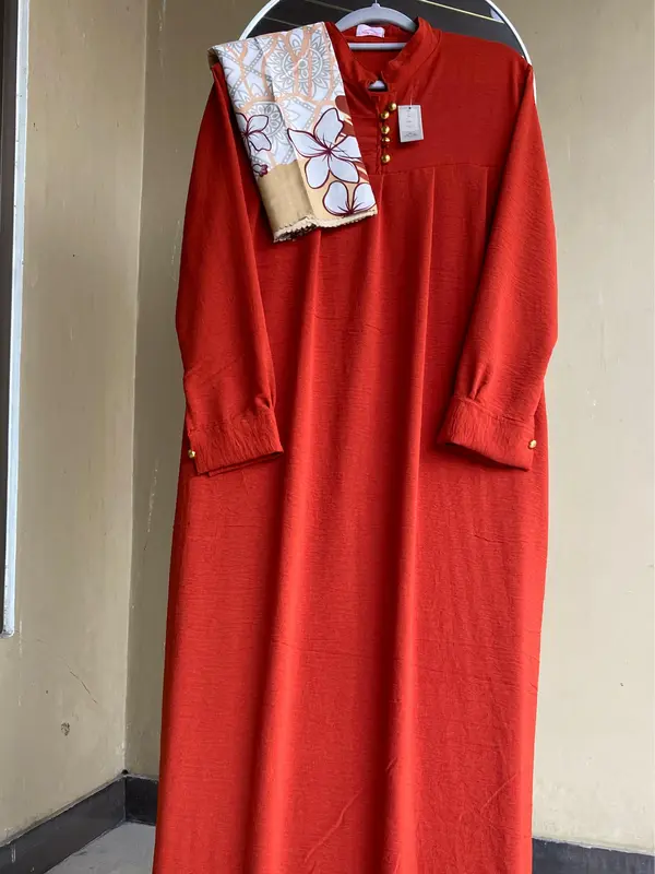 GAMIS SALSA SET HIJAB / GAMIS SALSA CRINKEL SET HIJAB PREMIUM MOTIF / SALSA DRESS SET HIJAB PREMIUM CRINKLE AIRFLOW 6