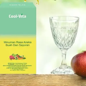COOLVITA VITAMIN 1 Box Isi 7 Sachet Minuman Rasa Aneka Buah Dan Sayuran Melancarkan BAB