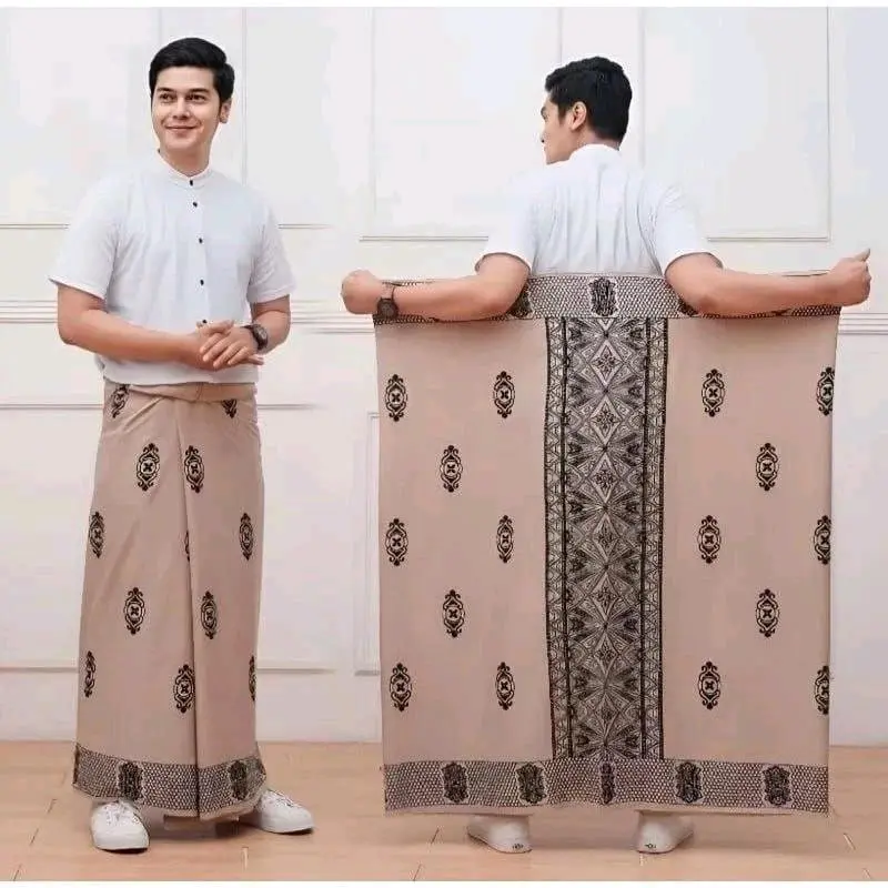Sarung Dewasa Halus Motif Terbaru Bukan Wadimor Katun Nyaman Pria Semua musim Transparent 6