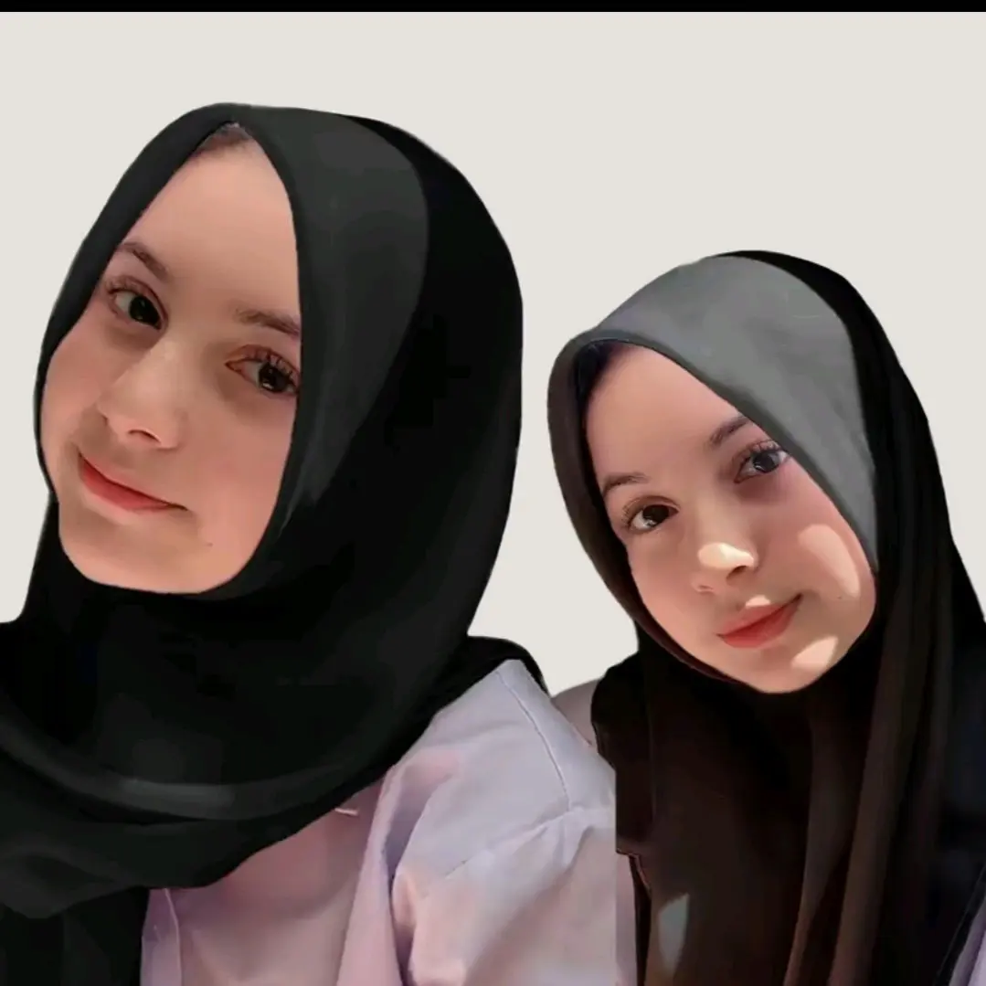 Hijab Segi Empat Anak Sekolah SMP dan SMA / Kerudung Segi 4 Basic Voal Polos Jahit Tepi Rapi Muslim Nyaman Instan Terbaru