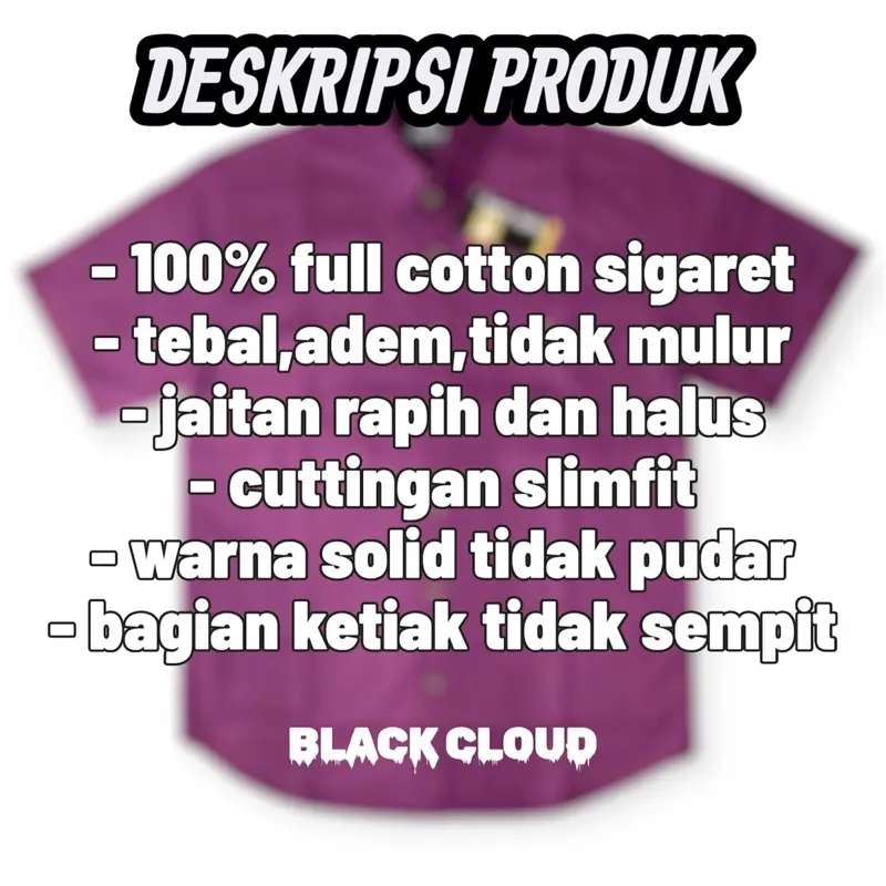 Kemeja Polos Pria Warna Burgundy Katun Sigaret Premium Lengan Panjang Pendek Baju Distro Kemeja Polos Pria Warna Burgundy Katun Sigaret Premium Lengan Panjang Pendek Baju Distro