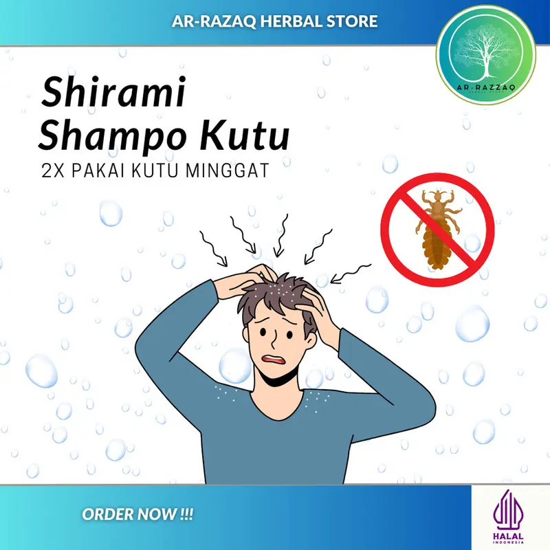 Shampo Kutu - Shampo Shirami Obat Anti Kutu Rambut Anak dan Dewasa - BELI 1 5
