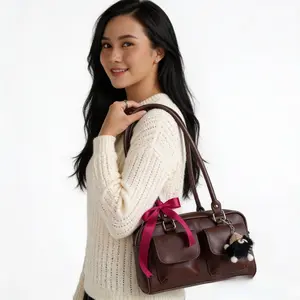Tas Selempang Bahu Wanita Leoni Yunjin's - PU Leather/Sintetis Berkualitas Premium - Slingbag, Kulit korean style
