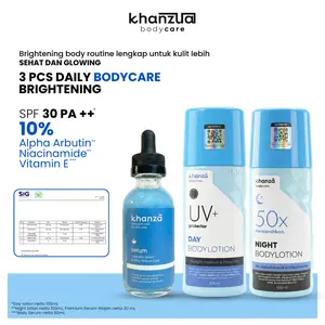 KHANZUA BODY LOTION 50X DOSTING WHITENING AMAN BPOM
