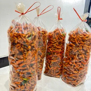 PROMO 1KG USUS CRISPY PEDAS BALADO DAUN JERUK PREMIUM / USUS AYAM CRISPY BALADO /KERIPIK USUS BALADO PEDAS