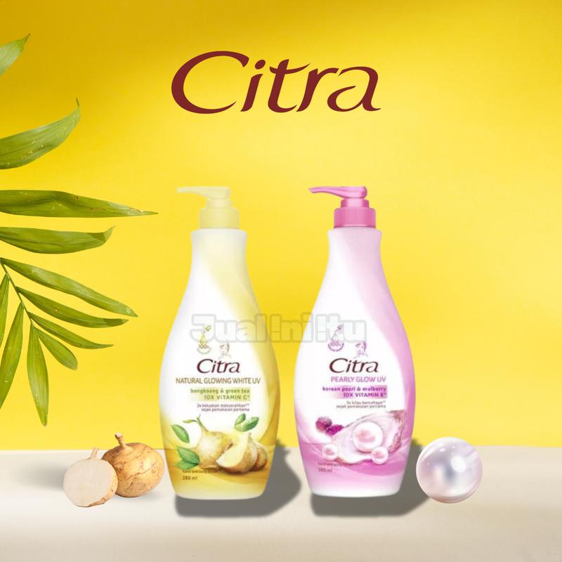 Citra Hand & Body Lotion 210ml, 380ml - Bengkoang, Pearly, Night Collagen Pencerah Tubuh Mencerahkan 4