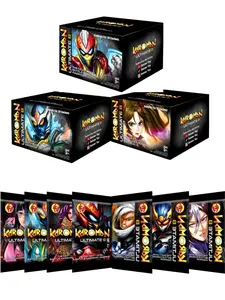 Karoman Ultimate 8 Mainan Puzzle New Warrior next Level Battle 1Box isi 30pcs Games