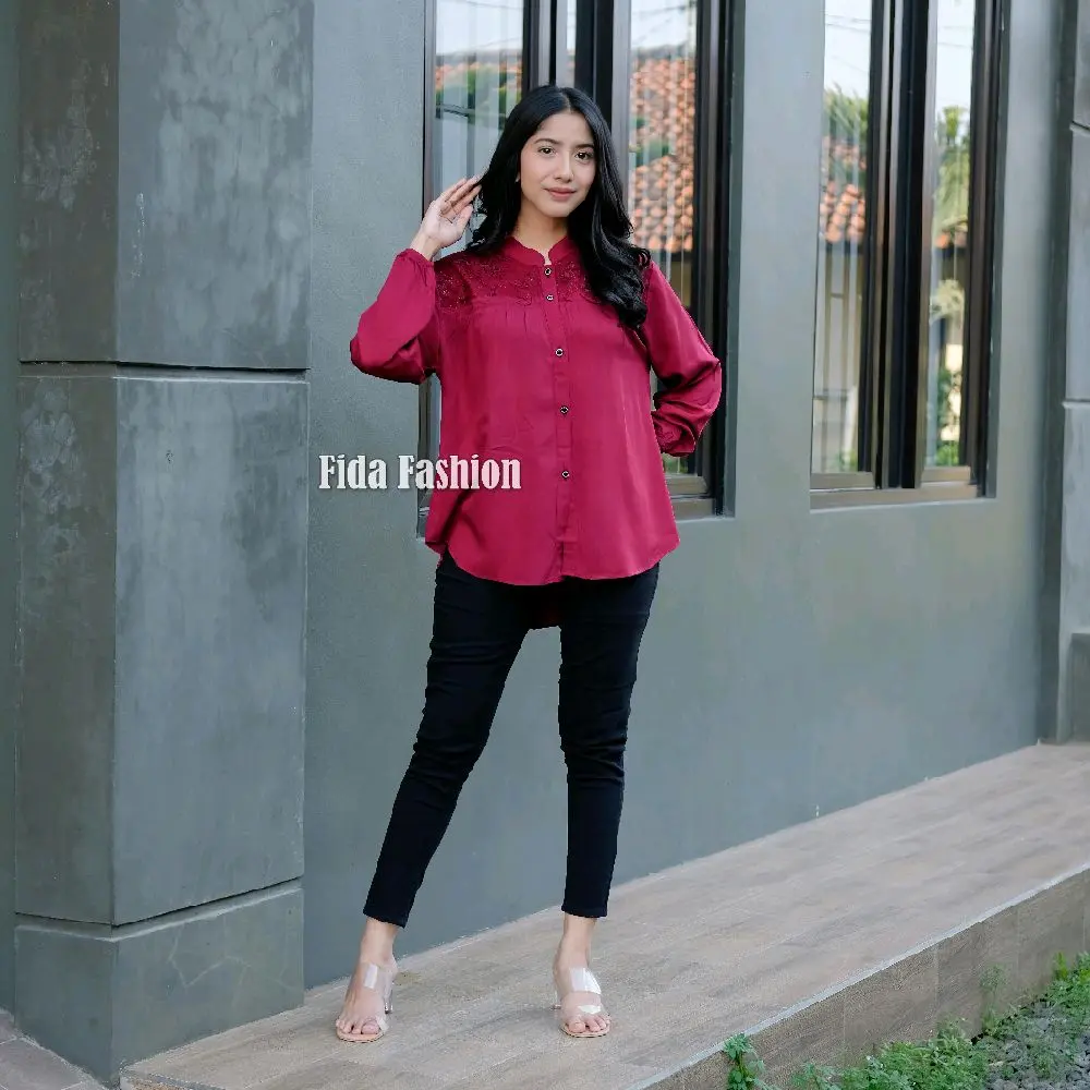 KEMEJA WANITA POLOS KATUN TWIIL STANDAR | KEMEJA OVERSIZE | KEMEJA KERJA| KEMEJA KANSUAL | KEMEJA MURAH| KEMEJA TERBARU | KEMEJA KEKINIAN | KEMEJA PREMIUM | KEMEJA OOTD | BLOUSE WANITA | ATASAN WANITA LINEN Panjang