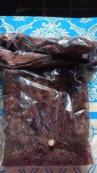 Product Review of Ayasha - One Set Kondangan Vest Brokat Tile dan Rok Plisket Premium from W**t A**o 0