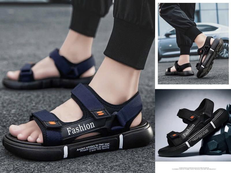  B94- Form to Dép Sandal nam học sinh 2 Quai FASHION phong cách thể thao đi cực êm chân cao cấp size 30 tới 44 
