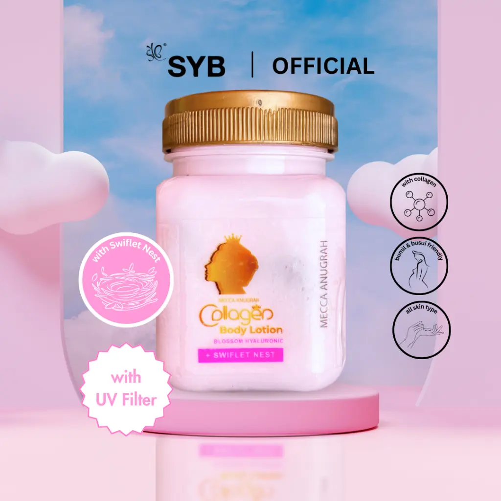 SYB MECCA ANUGRAH COLLAGEN BODY LOTION WITH SWIFLET NEST