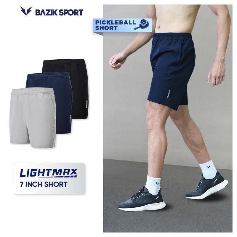 Quần Short Thể Thao Pickleball Nam BAZIK 7 Inch Thoáng Mát, Mềm Mại, Vận Động Thoải Mái
