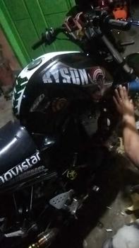 Product Review of STIKER STRIPING YAMAHA BYSON 2013 MERAH LIST BODY STANDAR - Motorcycle from H**🤓 0