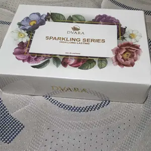 SPECIAL NOVI PRATIWI PARFUM HIGH LONG LASTING DVARA SPARKLING SERIES DAPAT 3 PARFUM PREMIUM WANGI TAHAN LAMA MEWAH CEWEK Perfume Box Elegant Bau Wanita Orange Peach