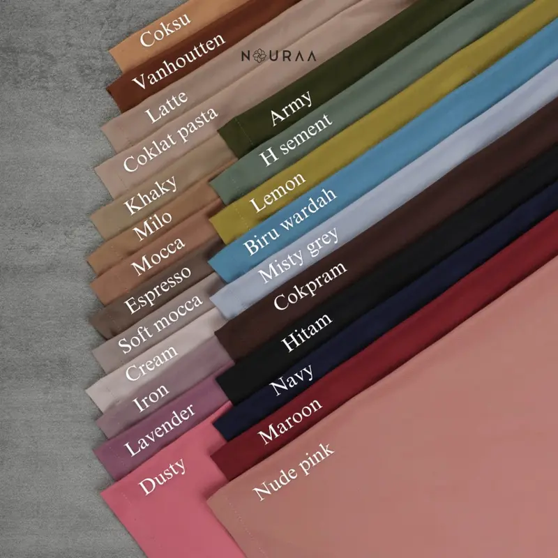 Hijab Instan Bergo Jersey Non Pet / Bergo Instan Jersey Muslim - Kerudung Dewasa 1
