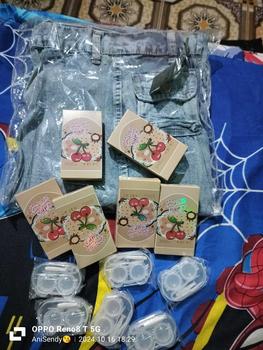 Product Review of Cargo Denim Pasir Putih Highwaist Loose Celana Jeans Wanita Korea from A**a 0