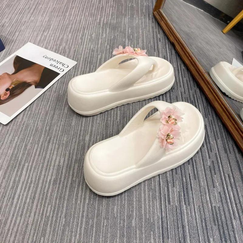 Dép Xỏ Ngón Nữ Chất Liệu EVA Có Nơ Xinh. Thiết Kế Đáng Yêu Với Phụ Kiện Nơ Phù Hợp Mọi Loại Trang Phục