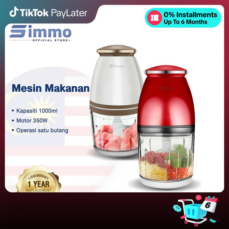 SIMMO Blender Grinder 350W 1000mL Electric Capsule Chopper Food ...
