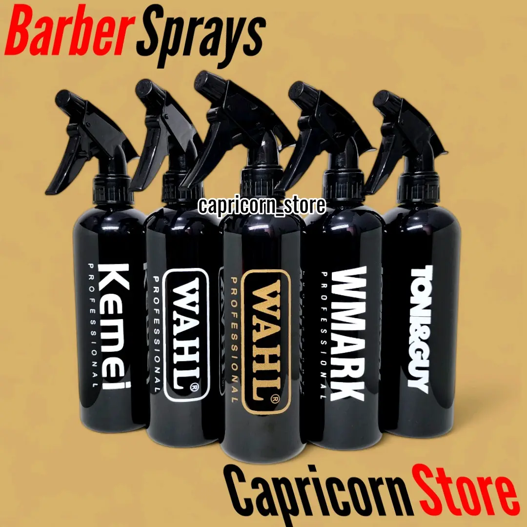 Semprotan Barber 500 ml Barber spray Hitam Botol Semprotan Rambut