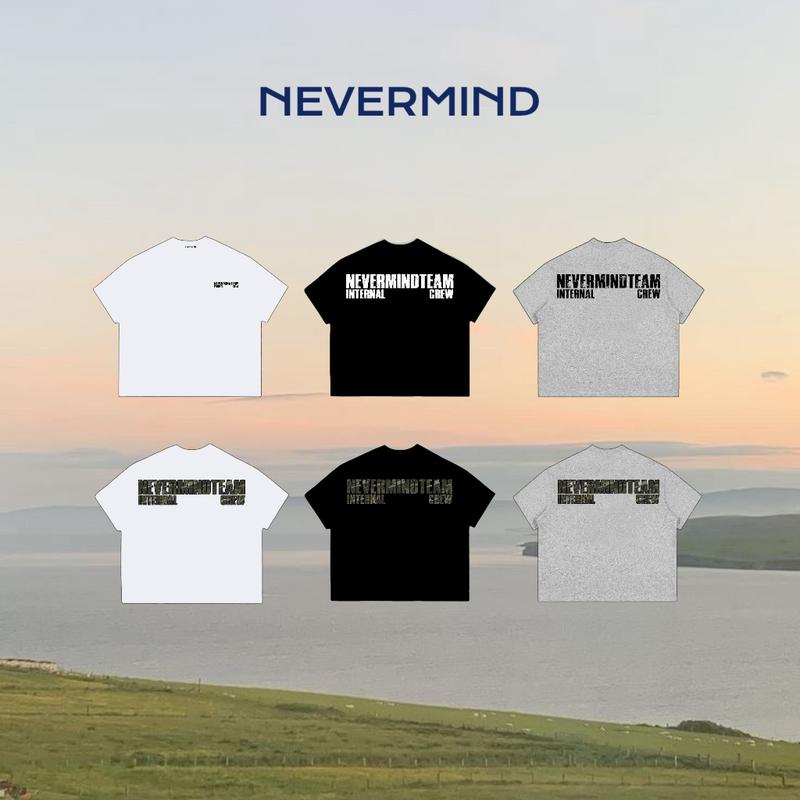 [MỚI] NEVERMIND Áo Thun Áo Thun Boxy Local Brand Tay Ngắn Cotton 250gsm " CREW " Áo Phông Hè Forrm Rộng Kiểu Đẹp Unisex Nam Nữ