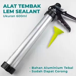 TEMBAKAN LEM SILICONE SEALANT SOSIS 600ML