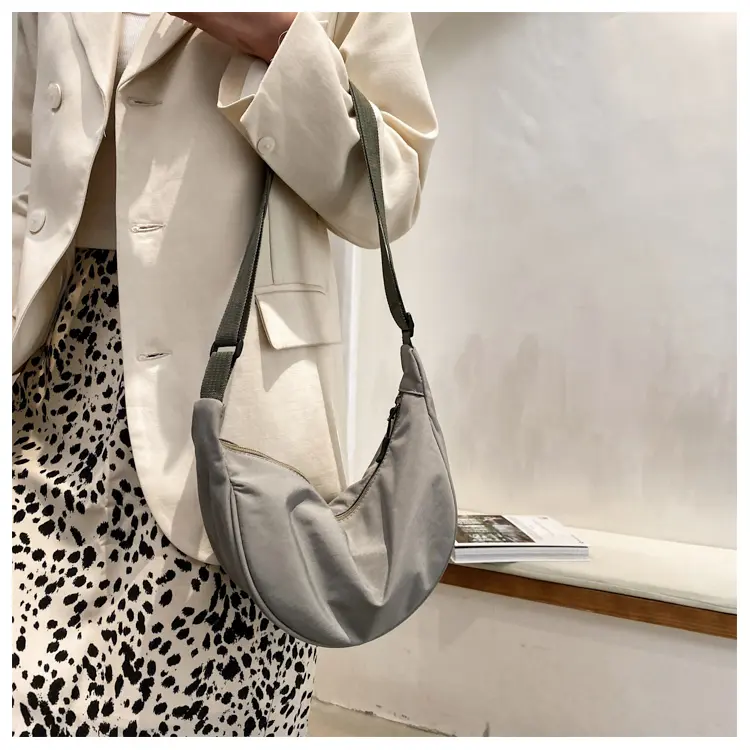 Half Moon Bag Grey