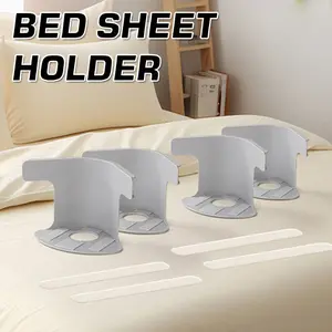 PENJEPIT SPREI ANTI GESER 4 pcs JEPITAN PENGAIT PENGUNCI UJUNG SUDUT SPRAI BED SHEET GRIP HOLDER
