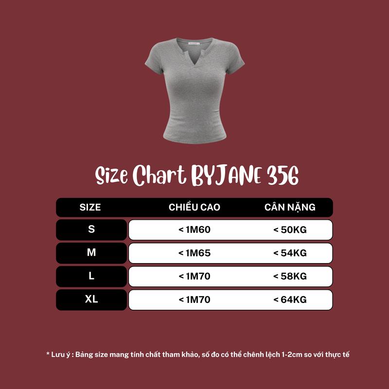 (MỞ BÁN) Áo Thun Cổ Trụ Tàu Ôm eo BYJANE-356 | BigBuy360 - bigbuy360.vn