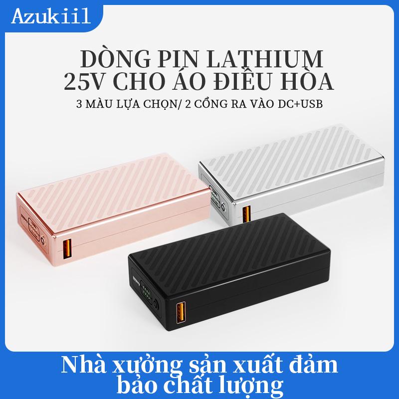 Bộ phụ kiện áo điều hòa không khí, AZUKIIL-2549, với pin 98.000mAh, quạt không thấm nước siêu mạnh 20V, bảo hành 12 tháng 7