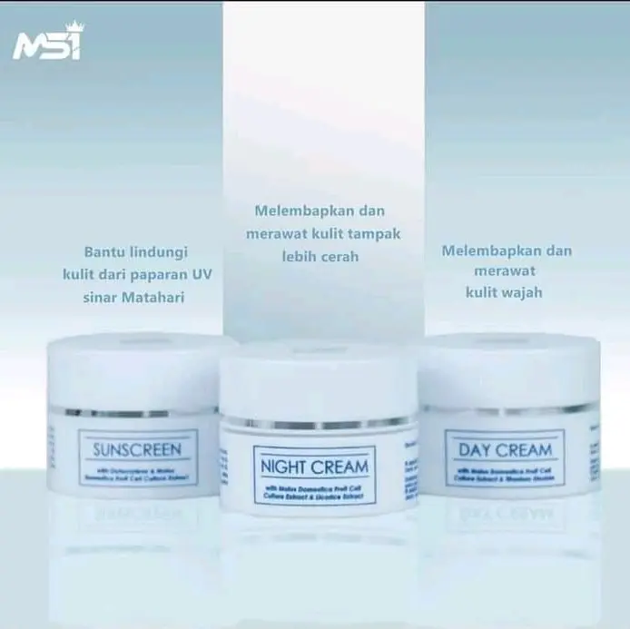 Crem Muka Suncreen dan Night Crem untuk Harian Pelembab 0