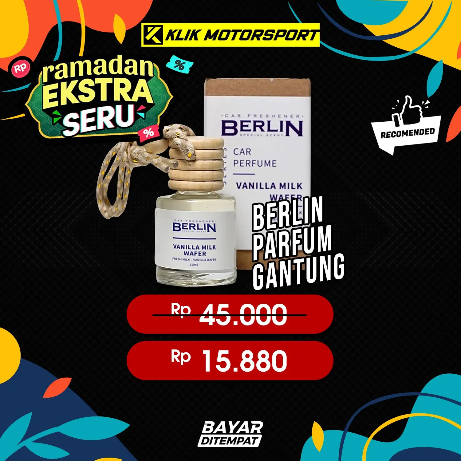 BERLIN SPECIAL SCENT Parfum Pengharum Mobil 10 ml Gantung Car Perfume Pengharum Pewangi Ruangan Aromaterapi