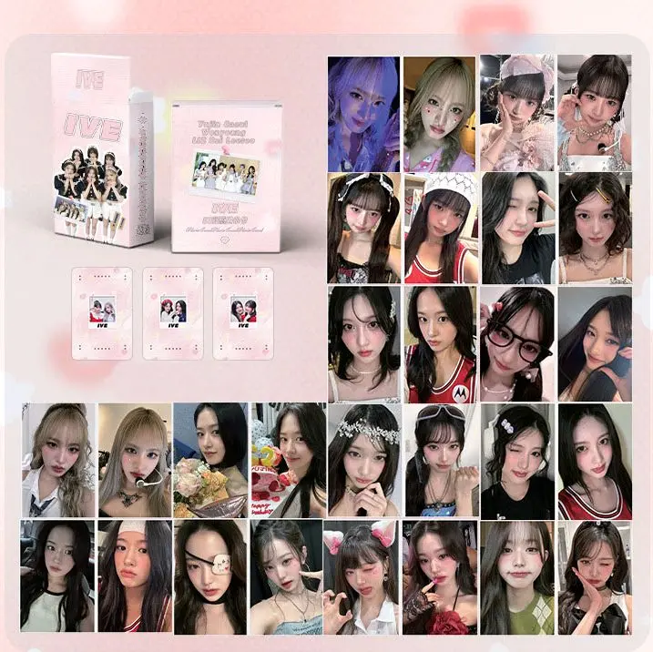 [50pcs] HOLOGRAM PACK PHOTOCARD IVE PINK CARDCAPTOR SAKURA HOLO ALBUM LOMO CARD PHOTO CARD KPOP LOMOCARD KPOPERS PHOTOCARD