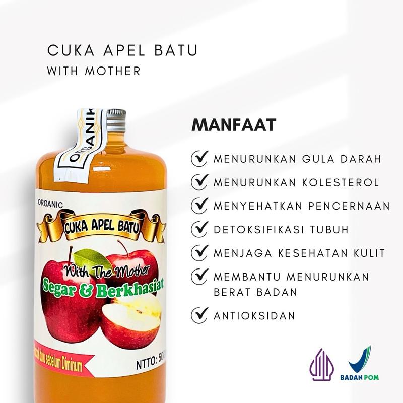 Cuka Apel Batu 500ml Bpom 3