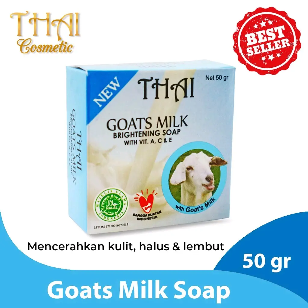 Thai goats milk brightening soap