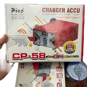 Charger ACCU Piro ( Cas Aki Digital Full Otomatis) Bebas Perawatan
