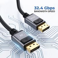 Gambar NYK Cable Kabel HDMI Display Port DP 8K GOLD - 1.8 Meter dari NYK Indonesia Kota Administrasi Jakarta Pusat 3 Tokopedia
