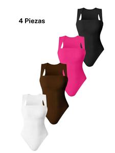 Body moldeador para mujer, cómodo y casual con control de abdomen y levantamiento de glúteos, camiseta de compresión para uso diario, tejido de punto que realza la figura y es ideal para fitness, ropa moldeadora sin costuras para mujer