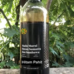 Madu hitam pahit sumbawa 1000gram liarHoney