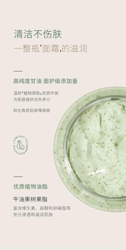 Product Introduction of Scrub Badan, 250g, Pelembap, Pembersihan Dalam, Scrub Avokado Koko 7