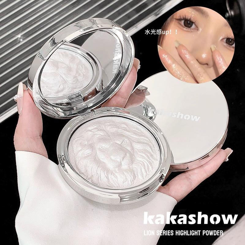 Phấn Bắt Sáng KAKASHOW, 14g, Họa Tiết Sư Tử, Lâu Trôi, Không Thấm Nước, Ngọc…