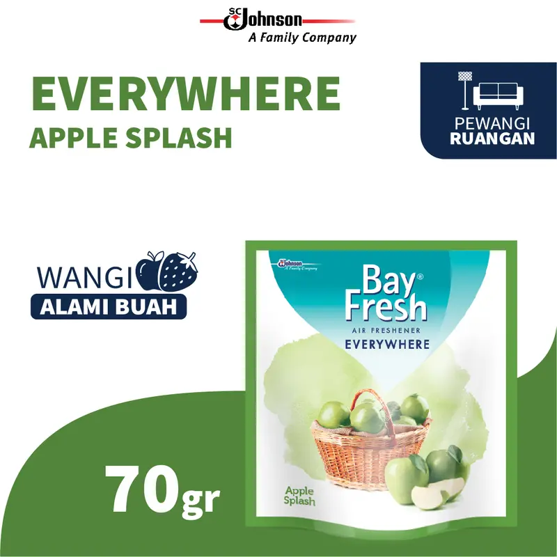 Bayfresh Everywhere Pengharum Ruangan 70gr buah 1