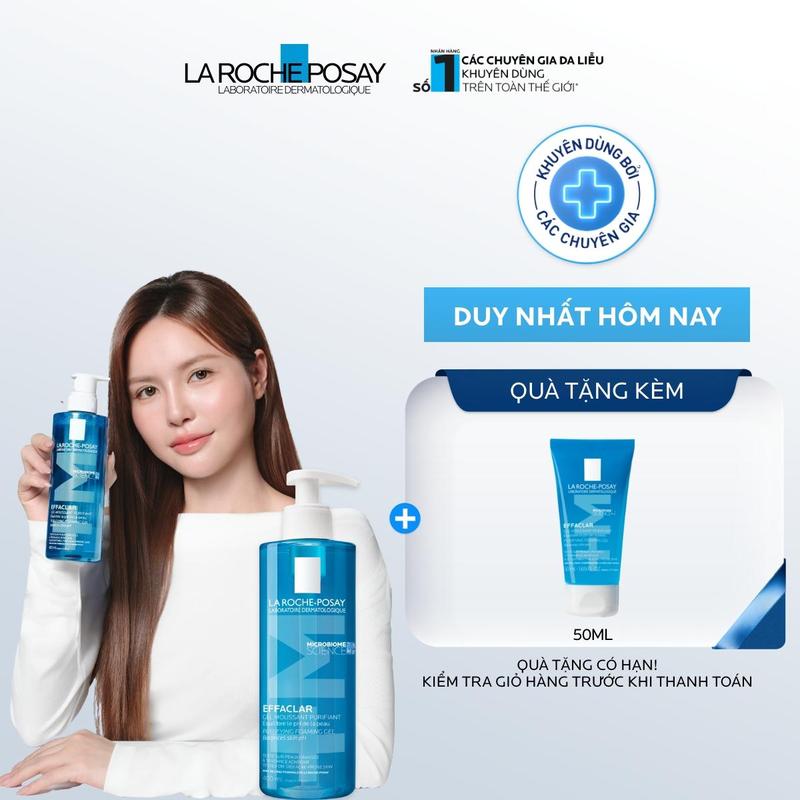  Gel rửa mặt giảm mụn La Roche-Posay Effaclar Foaming Gel 400ml 