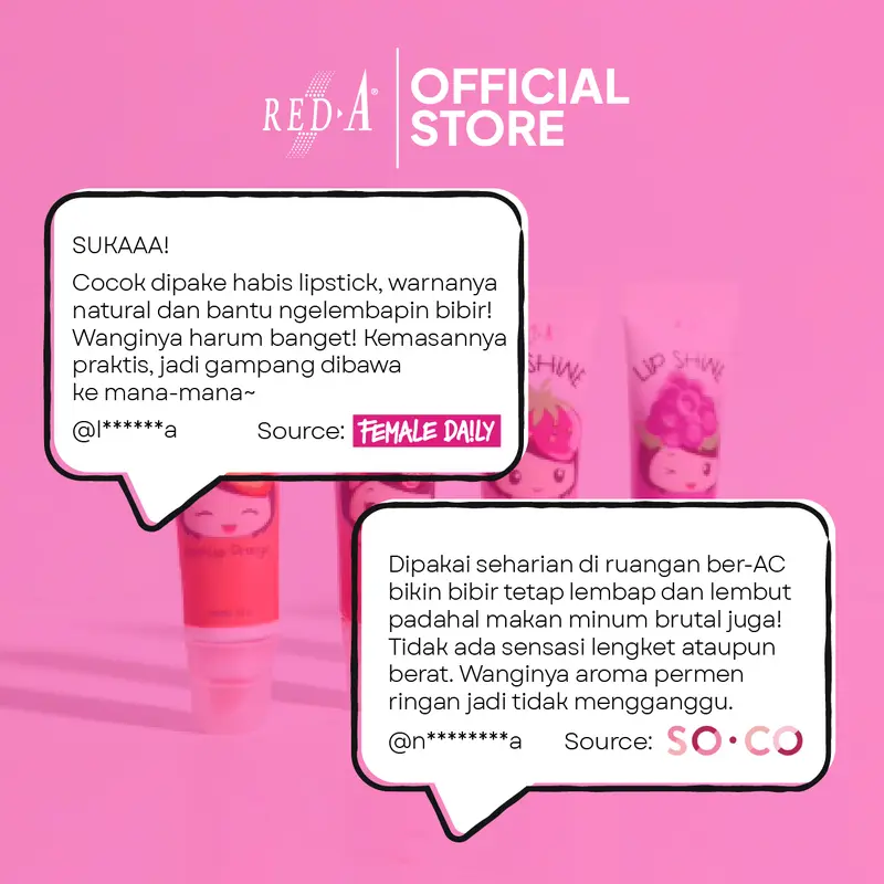 Red-A Lip Shine - Sweet Lips 2