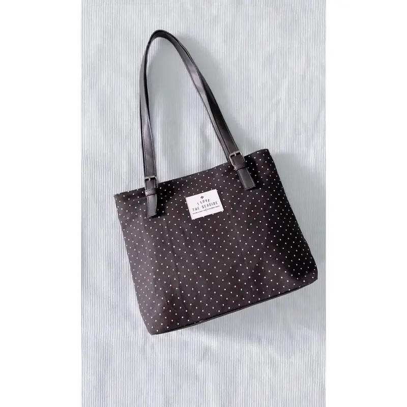 LOVINELA Tas Wanita Polkadot Tote Bag 1